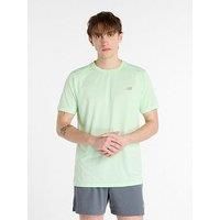New Balance Mens Running Essential T-Shirt - Green