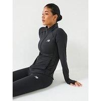 New Balance Womens Training Harmony Full Zip Jacket - Black