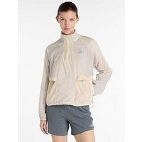 New Balance Womens Running Water Resistant Jacket - Cream