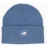 New Balance Unisex Flying Nb Knit Cuffed Beanie - Blue