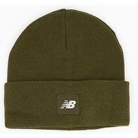 New Balance Unisex Flying Nb Knit Cuffed Beanie - Brown