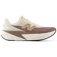 New Balance Womens Running Fuelcell Rebel V5 Trainers - White / Brown