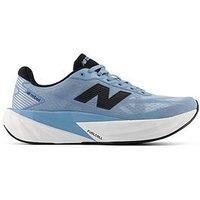 New Balance Men/'s Fuelcell Rebel V5 Track Shoes, Still Water/Raincloud/White, 9.5 UK