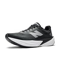 New Balance Men/'s Fuelcell Rebel V5 Track Shoes, Black/Silver Metallic/White, 11 UK