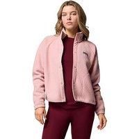 Columbia Women/'s Jasper Ridge Pebbled Fleece Full Snap, Fleece Jacket, Eraser Pink, XL