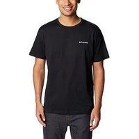 Columbia CSC Basic Logo Short Sleeve, Organic Cotton, Comfort Stretch, Ribbed Collar, Graphic Design - Men/'s