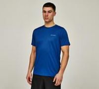 Columbia Hike Crewneck T-Shirt - Blue - Size S