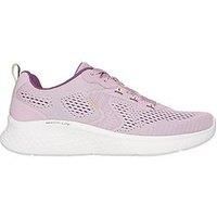 Skechers Skech-Lite Pro Bright Skies Lace-Up Trainer - Mauve Pink