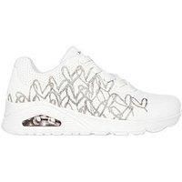 Skechers JGoldcrown Shoes: One - Golden Heart Size 36 Cod 177975-WTRG White