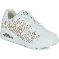 Skechers JGoldcrown Shoes: One - Golden Heart 177975-WTRG White