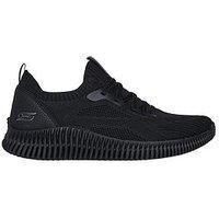 Skechers Bobs Geo Lite Divine Look Lace-Up Trainer - Black
