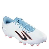 Skechers Mens SKX.2 Academy Adults Firm Ground Football Boots White/Blue 10 UK