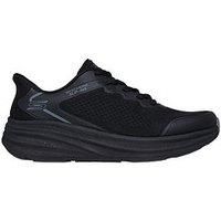 Skechers Slip- Ins Fly Knit Lace Up Trainers-Black
