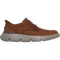 Skechers Men/'s Garza Duran Sneaker, Dark Brown Leather/Synthetic, 7 UK