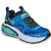 Skechers Mega-Craft 4K Sneaker, Blue, 3 UK Child
