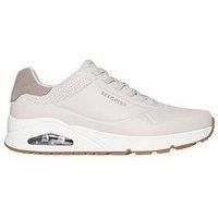 Skechers Uno Bungee Lace Trainers- Off White