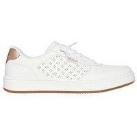 Skechers B Cute Court Luxe Kicks Duraleather Trainer - White
