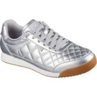 Skechers BOBS Billie Wild Comfort Polyurethane Women's Silver Trainers