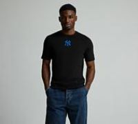New Era New York Yankees MLB Logo T-Shirt - Black - Size S