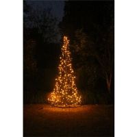 The Seasonal Aisle Xmas Haus Pre Lit Twinkling Christmas Tree with Copper Gold LEDs 3.5M 100cm H x 6.29cm L x 4cm D