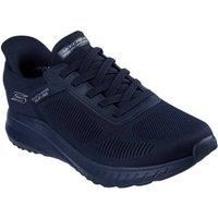 Skechers Bob Squad Chaos Slip- Ins Bungee Trainers - Navy