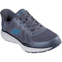 Skechers Equalizer 6.0 Textile Men/'s Charcoal/Blue Trainers - UK 12