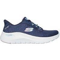 Skechers Arch Fit 2.0 Fresh Pace Textile Women's Navy/Multi Trainers