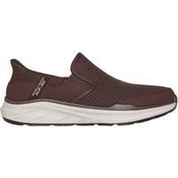 Skechers Men's Equalizer 6.0 Slip-Ins Relaxed Fit Mesh Twin Gore Slip On Brown Mesh | Size: 11