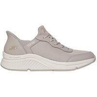 Skechers Bobs Arch Comfort B Sweet A Look Slip-Ins Trainer - Taupe Mesh