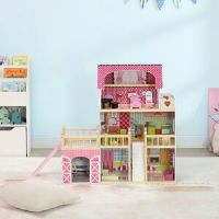 Harriet Bee Doll House Pink 92.1cm H X 114.5cm W X 32cm D
