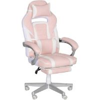 Inbox Zero Gaming Chair Pink 123cm H X 63cm W X 63cm D