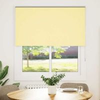 17 Stories Roller Blind Blackout Fabric Polyester Yellow 135cmW x 150cmL