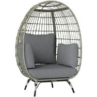 World Menagerie Outdoor Egg Chair Garden Chair Powder Coated 148cm H X 105cm W X 90cm D