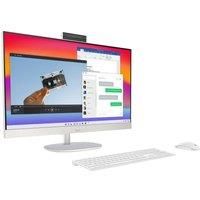 HP 24-cr0058na 23.8" All-in-One PC - IntelCore? i3, 512 GB SSD, Shell White, White