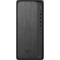 HP OmniDesk M02-0003na Tower - AMD Ryzen 7, 2TB SSD - Gray Wood, Black