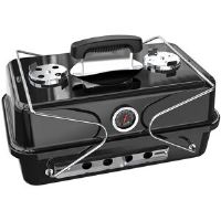 Dakota Fields Portable BBQ Charcoal Grill With Foldable Legs Ideal For Camping & Travel Satin Black 41cm W