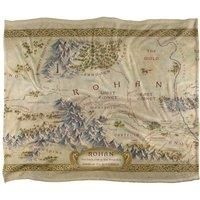 Lord of The Rings War of The Rohirrim Map Soft Throw Blanket 152 X 127 cm