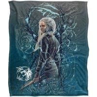 The Witcher Ciri Airbrush Silky Touch Super Soft Throw Blanket 152 X 127 cm