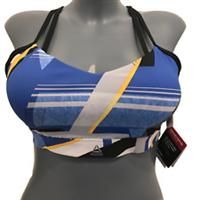 Reebok Hero Strappy Blue Sports Bra 16 - 18 L wirefree padded medium support