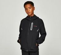 Closure London Junior Zip Pocket Hooded Jacket - Black - Size L/B