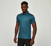 Belier Short Sleeve Mercerised Premium Polo Shirt - Blue - Size S
