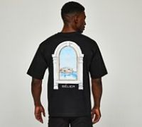 Belier Arch T-Shirt - Black - Size XS