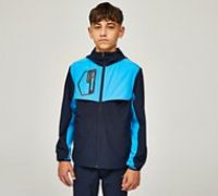 Closure London Junior Colour Block Windbreaker - Black - Size L/B