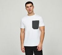Belier Tech Pocket T-Shirt - White - Size M