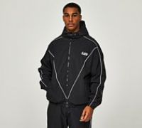 ILLVZN BLKD OUT Track Jacket - Black - Size S