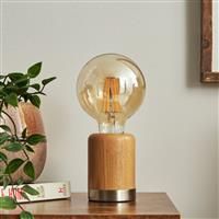 BHS Astrix Vintage LED Table Lamp - Natural