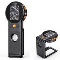 Folding Digital Electronic Microscope Autofocus with 8leds 500X Zoom Magnifying 2Inch Screen for