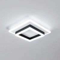 Square Acrylic Ceiling Light Modern LED Ceiling Lamp,20cm 24W LED Ceiling Lights for Bedroom Office Kitchen Living Room