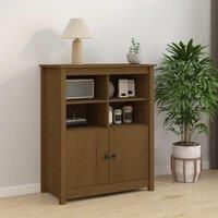 Sideboard Honey Brown 83x41.5x100 cm Solid Wood Pine