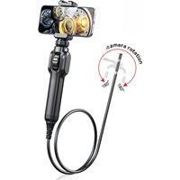 Articulating Borescope 1080P Two-Way 360 Endoscope Camera 8.5mm IP67 Waterproof Probe For Android